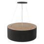 Imagem de Pendente Wood Redondo 60Cm Preto