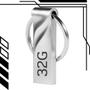 Imagem de Pendrive Chaveiro Metal Resistente 8GB 16GB 32GB 64GB Pen Drive USB 2.0