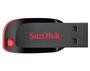 Imagem de Pendrive Cruzer Blade 16GB 2.0 preto e vermelho