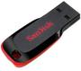 Imagem de Pendrive Sandisk Cruzer Blade 8GB Z50 - Preto/Vermelho