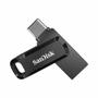 Imagem de Pendrive Sandisk Dual Drive Go 128 GB - Preto