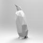 Imagem de Penguin Pinguim Geométrico Decoração 20cm