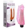 Imagem de Pênis Realístico Duplo Vibrador 22 X 5Cm Sexy Import