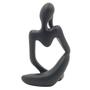 Imagem de Pensador Estatueta Decorativa Abstrata  Ornamento Elegante Thinker  DOL02