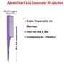 Imagem de Pente de Cabelo Com Cabo Separador De Mechas -  Marco Boni