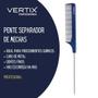 Imagem de Pente de Cabelo p/ Separação de Mechas e Procedimentos Químicos Profissional Vertix