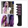 Imagem de Pente Giz Colorido Para Pintar Cabelo Hair Chalking - Roxo