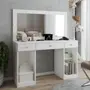 Imagem de Penteadeira Camarim Margot 2 Portas 3 Gavetas Porta Jóias Branco - Panorama Móveis