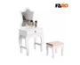 Imagem de Penteadeira Com Banqueta Baby 7200 Luxo Jb Branca