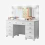 Imagem de Penteadeira Planet Baby Camarim 9 Gavetas Com LED Branco