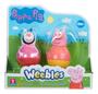 Imagem de Peppa Pig - Pack Com 2 Weebles De 8cm - Peppa E Zoe