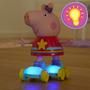 Imagem de Peppa Pig Roller Disco Peppa Roller Skating Doll, Pull-and-Go Action, 11 Inch Figures, Pré-Escolar Brinquedos para Meninas e Meninos de 3 Anos de Idade e Up, com Luzes, Discurso e Música