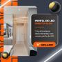 Perfil De Led Embutir 24mm Slim 1,5m De Aluminio Para Gesso - Vled Imagem de Perfil De Led Embutir 24mm Slim 1,5m De Aluminio Para Gesso