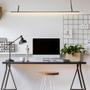 Imagem de Perfil Pendente Com Led 1m Preto 20W 3.000K 127V Pendente Linear