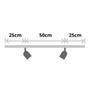 Imagem de Perfil Pendente Com Led Spot 3.000K 36mm Branco 1m Dopo ilunato