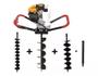 Imagem de Perfurador De Solo Gasolina 52cc C/ 4x1 Brocas Profissional