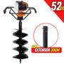 Imagem de Perfurador de Solo Vulcan VPS520 2T 52cc Ideal Para Agricultura com Broca 80x30cm + Extensor de 30cm