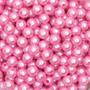 Imagem de Pérola 10mm com Furo Rosa Chiclete - 250g