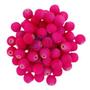 Imagem de Perola Fosca Emborrachadas  Rosa Pink 250gr  8mm /10mm  MM BIJU