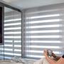 Imagem de Persiana Double Vision Cinza - 1,20m x 2,30m