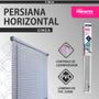 Imagem de Persiana Horizontal Cinza 120x130cm Atlas