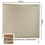 Imagem de Persiana Horizontal PVC 25mm BLOCK 120larg x 160alt Bege