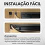 Imagem de Persiana Horizontal PVC 25mm BLOCK 200larg x 160alt Preta (2 pçs)