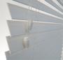 Imagem de Persiana Horizontal Pvc 50mm Branca 160 (L) X 140 (A) cm Cortina Tipo Madeira Luxo 1,60 x 1,40 m