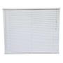 Imagem de Persiana Horizontal PVC Branca 140 (L) x 160 (A) Lâminas Resistentes Flexíveis C/ Kit de Instalação