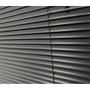 Imagem de Persiana Horizontal PVC Preta 180 (L) x 160 (A) cm Cortina Completa C/ Kit de Instalação 1,80 x 1,60