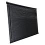 Imagem de Persiana Horizontal PVC Preta 180 (L) x 160 (A) cm Cortina Completa C/ Kit de Instalação 1,80 x 1,60