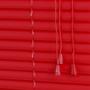 Imagem de Persiana Horizontal PVC Vermelha 160 (L) x 140 (A) Cortina Completa C/ Kit de instalação 1,60 x 1,40