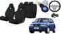 Imagem de Personalize Seu Carro! Kit Capas Tecido Gol 1986-1996 + Capa Volante + Chaveiro VW