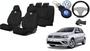 Imagem de Personalize Seu Carro! Kit Capas Tecido Gol 2012-2022 + Capa de Volante + Chaveiro VW