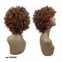 Imagem de Peruca Afro Cacheada Lace Wig Curta Fashion Line Orgânica