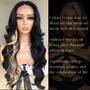 Imagem de Peruca BlackSwern Skunk Strip Body Wave Lace Front Blonde