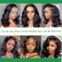 Imagem de Peruca Bob de Cabelo Humano com Lace Frontal 13x4 - 16" - Estilo Douyin
