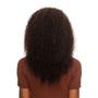 Imagem de Peruca Cabelo Humano Cacheado 50cm Textura Curly De Benguela - 230g, Castanho Escuro