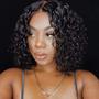 Imagem de Peruca Cacheada Fine Plus - Cabelo Humano Brasileiro 30cm - Preta