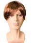 Imagem de Peruca curta castanha cabelo sintético Masculino/ Feminina