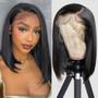 Imagem de Peruca Flady Straight Bob 30cm - Cabelo Humano com Renda Frontal e 150% de Densidade