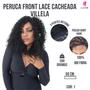 Imagem de Peruca Front Lace Cacheada 100% Bio Fibra -Villela -Sleek - Acabamento Das Gringa+Baby Hair