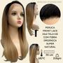 Imagem de Peruca front lace hd loira ombre hair preto 55cm OTSNDBLND