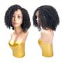 Imagem de Peruca Front Lace Stefani Cacheada Afro Curta Fibra Premium