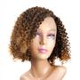 Imagem de Peruca Front Lace Stefani Cacheada Afro Curta Fibra Premium