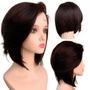 Imagem de Peruca Front Lace Wig Long Bob Orgânica Curta Bio Fibra