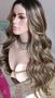 Imagem de Peruca front lace Wig Morena Iluminada Castanho