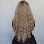 Imagem de Peruca Front Lace Wig Ondulada Loira - Fibra Premium- 70 cm -JAVA 