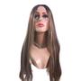 Imagem de Peruca front Lace wig Organica morena iluminada