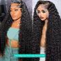 Imagem de Peruca Frontal de Renda Cfaimity Deep Wave - 180% de Densidade - 20 Polegadas